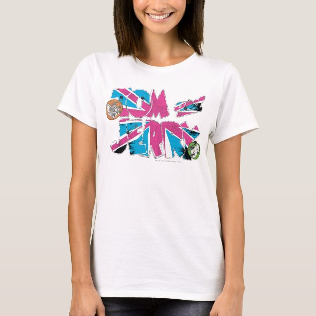 Camiseta Sobrecarga de Tom e Jerry UK (Frente)