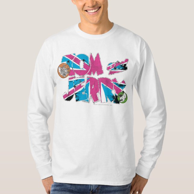 Camiseta Sobrecarga de Tom e Jerry UK (Frente)