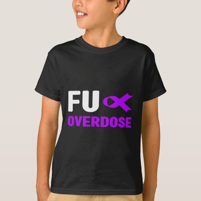 Camiseta Sobredosagem de Fu - Sensibilização do Vício3 (Frente)