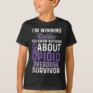 Camiseta Sobredosagem de opióides Sobrevivência do Guerreir
