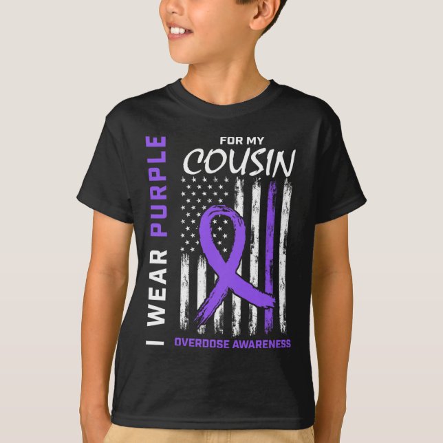 Camiseta Sobredosagem de Primo Elementos de Sensibilização  (Frente)
