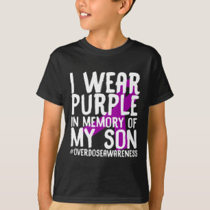 Camiseta Sobredosagem Memória Do Filho Falecido Droga Abu