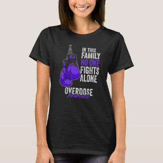 Camiseta Sobredosagem Mês Boxe Luvas Roxo