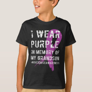 Camiseta Sobredosagem Sensibilização Memória do Neto Roxo R