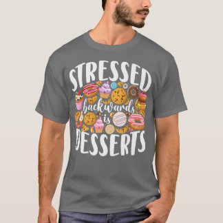 Camiseta Sobremesa de bolachas de Rosquinha de Cupcake de p