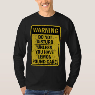 Camiseta Sobremesa de Comida de Bolo de Limão Engraçado