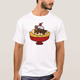Camiseta Sobremesa de escalada da separação de banana do