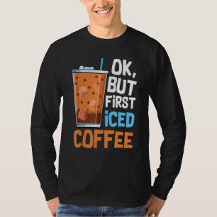 Camiseta Sobremesa Fria De Bebendo De Café Frio Flav