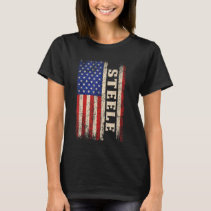 Camiseta SOBRENOME AÇO AÇO Nome AÇO Americano