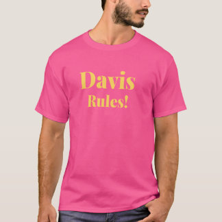 Camiseta Sobrenome Davis, Sobrenome Davis, Funny Davis Last