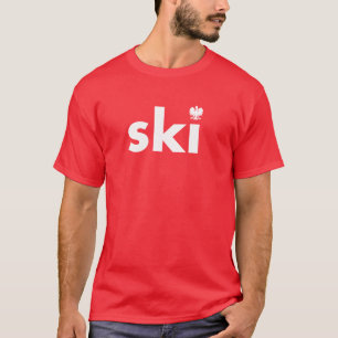 Camiseta Sobrenome de Esqui