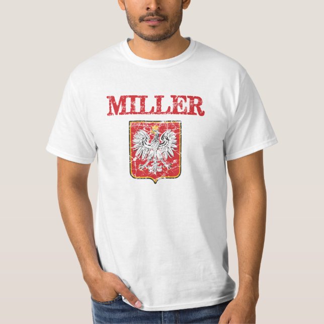 Camiseta Sobrenome de Miller (Frente)