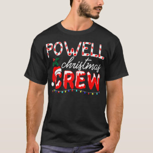 Camiseta Sobrenome de Powell - Ação de Graças da Equipe de 