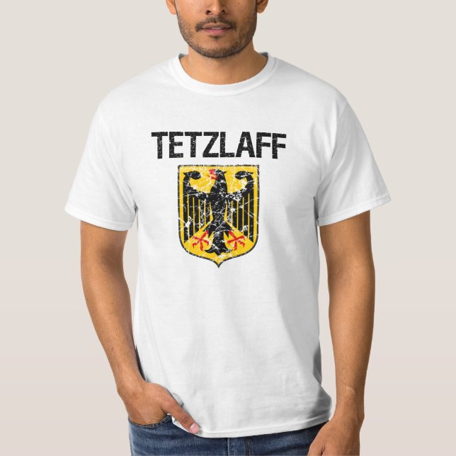 Camiseta Sobrenome de Tetzlaff (Frente)