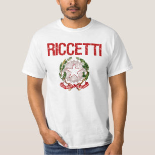 Camiseta Sobrenome do italiano de Riccetti