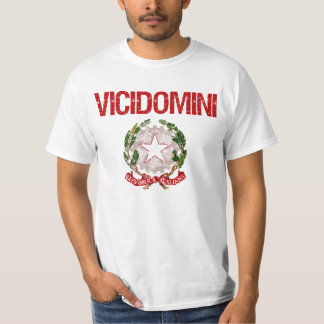 Camiseta Sobrenome do italiano de Vicidomini