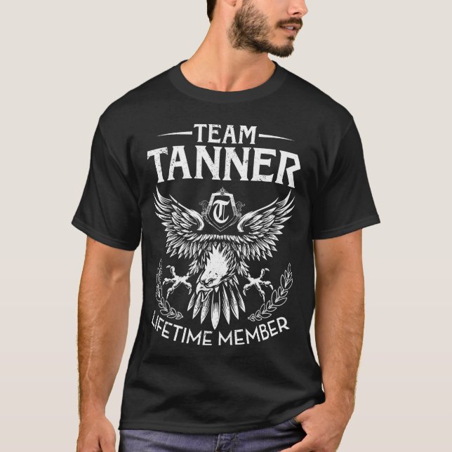 Camiseta Sobrenome do Membro de Vida do Team TANNER (Frente)
