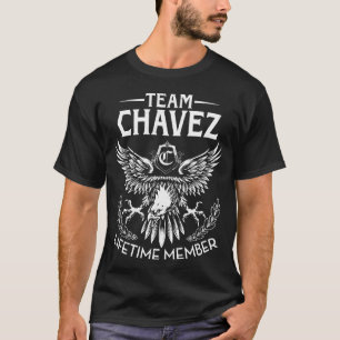 Camiseta Sobrenome do Membro do Tempo de Vida do Team CHAVE