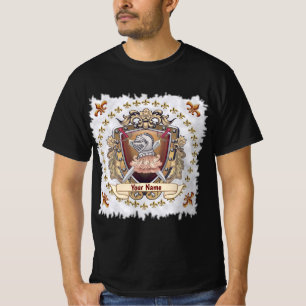 Camiseta Sobrenome Escudo de Cavaleiro