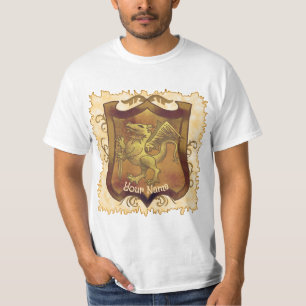 Camiseta Sobrenome Escudo Dragon Quest