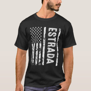Camiseta Sobrenome Estrada Apelido Engraçado Equipe Estrada