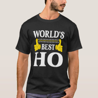 Camiseta Sobrenome Ho Equipe Divertida Família Sobrenome Mu