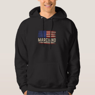 Camiseta Sobrenome MARCIANO Nome Bandeira American