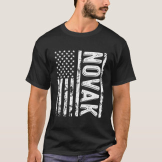 Camiseta Sobrenome Novak Apelido Equipe Reunião da Família 