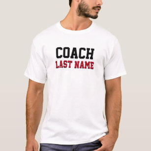 Camiseta Sobrenome Personalizado do Treinador