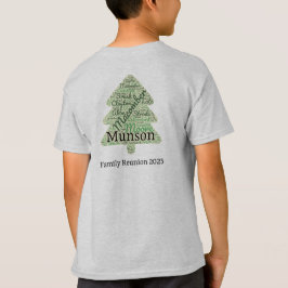 Camiseta Sobrenomes Árvore 2025