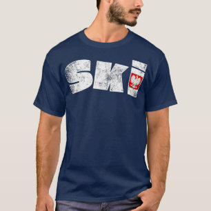 Camiseta Sobrenomes poloneses SKI Polônia nome popular Dyn