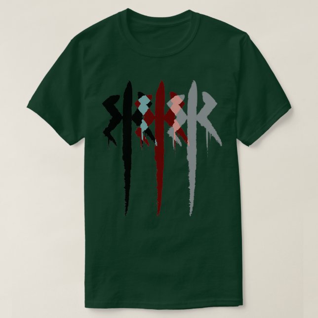 Camiseta Sobreposição de Berserkers Rage (Frente do Design)