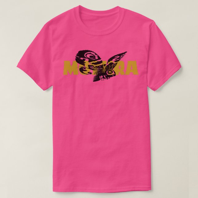 CAMISETA SOBREPOSIÇÃO DO NOME DA MOTHRA (Frente do Design)