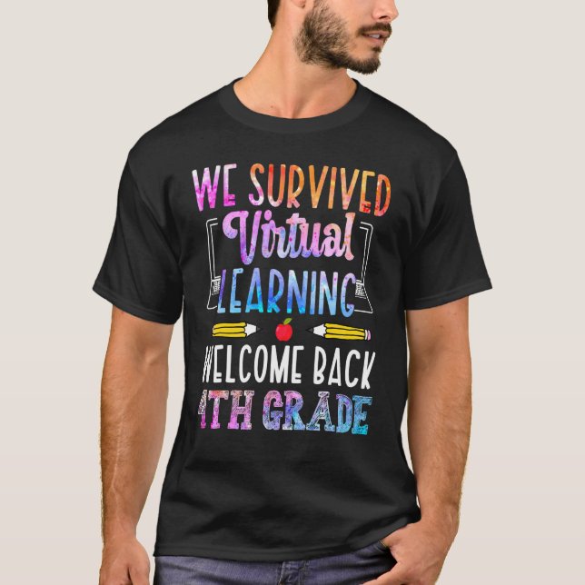 Camiseta Sobrevivemos ao Aprendizado Virtual Bem-vindo ao 4 (Frente)