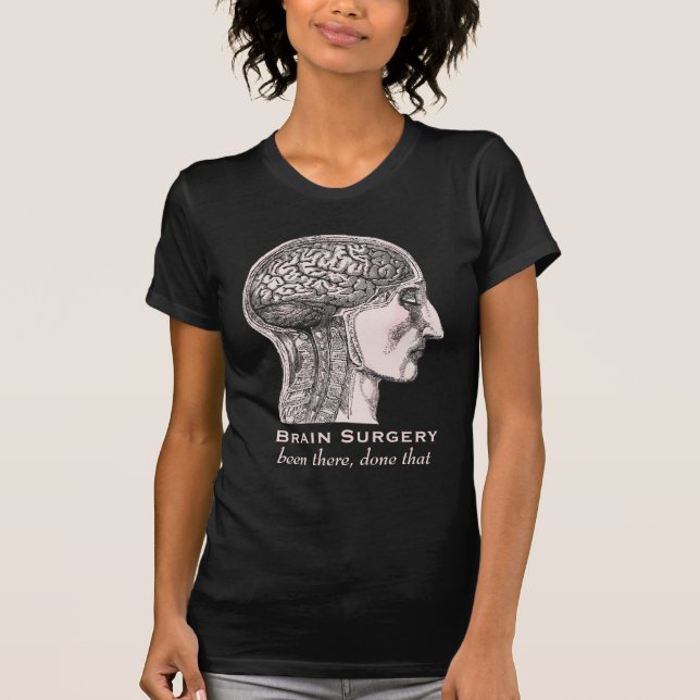 Camiseta Sobrevivência à Cirurgia Cerebral Engrenagem Médic (Frente)