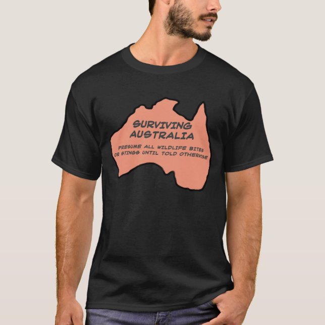 Camiseta Sobrevivência Austrália (Frente)