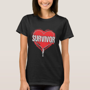 Camiseta Sobrevivência Cardíaca em Cirurgia Aberta Presente