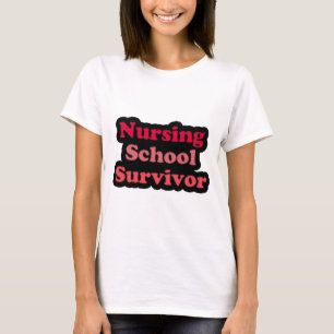 Camiseta Sobrevivência da Escola de Enfermagem Negra Rosa