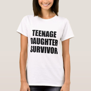 Camiseta Sobrevivência da Filha da adolescência