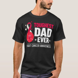 Camiseta Sobrevivência da fita do Cancer da garganta da cab