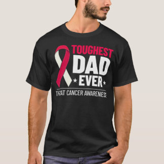 Camiseta Sobrevivência da fita do Cancer da garganta da cab