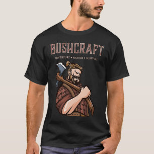 Camiseta Sobrevivência da Natureza no Exterior da Aventura