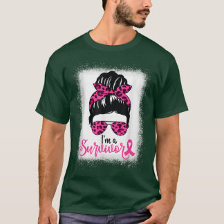 Camiseta Sobrevivência das mulheres sobreviventes do Cancer