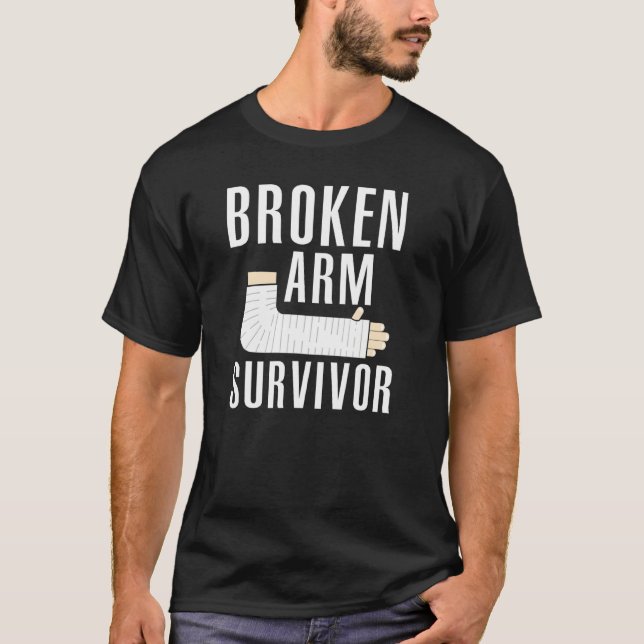 Camiseta Sobrevivência de Braço Quebrado 2 (Frente)