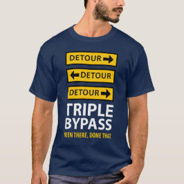 Camiseta Sobrevivência de Cirurgia Cardíaca de Tripla Engra