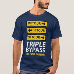Camiseta Sobrevivência de Cirurgia Cardíaca de Tripla Engra