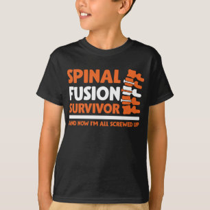 Camiseta Sobrevivência de Cirurgia Esinal Biônica Fratura
