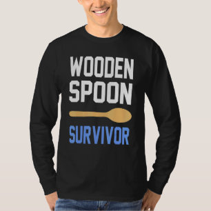 Camiseta Sobrevivência De Colher De Madeira Sobrevivi À Col