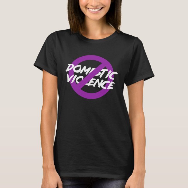 Camiseta Sobrevivência de Consciência da Violência Doméstic (Frente)
