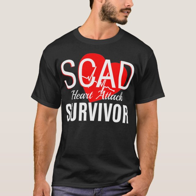 Camiseta Sobrevivência do Ataque Cardíaco SCAD Mulheres Ign (Frente)